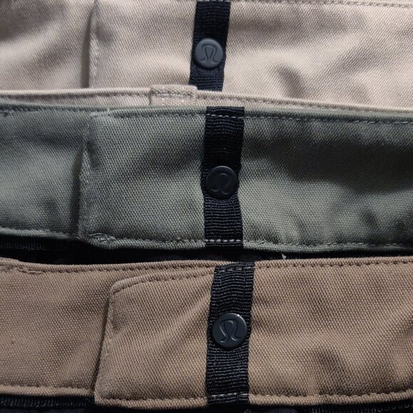 Lululemon ABC Classic Fit Pants **SET OF 3** all size 34 - Picture 2 of 8